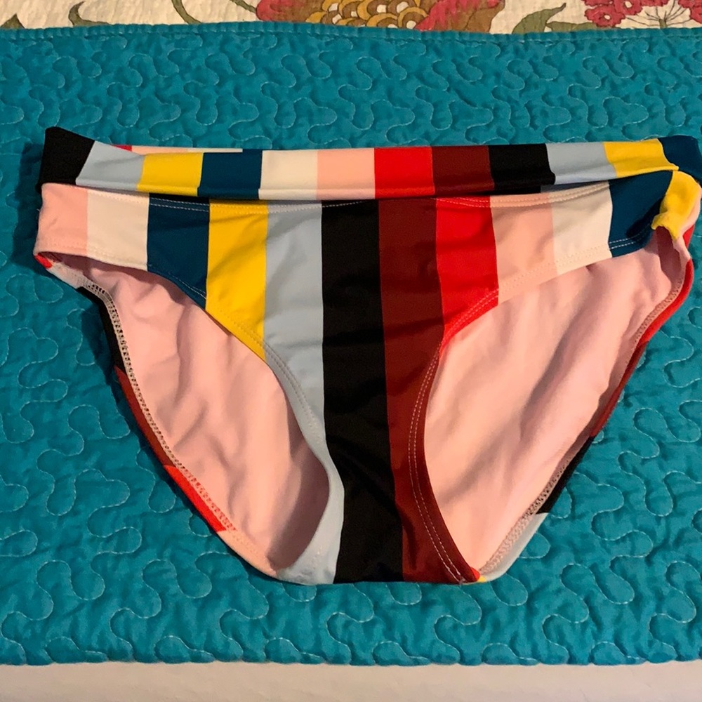 Heat Striped Bikini Bottoms